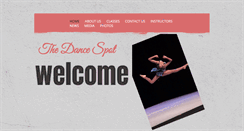 Desktop Screenshot of dancethespot.com